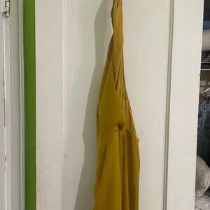 PLT Yellow/Lime Halter Dress Size 4 Never Worn